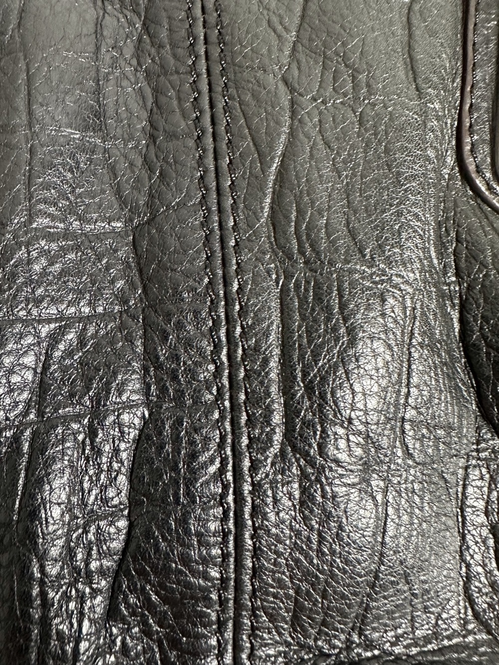 B Makowsky Black Leather Hobo Satchel Handbag - Picture 4 of 16